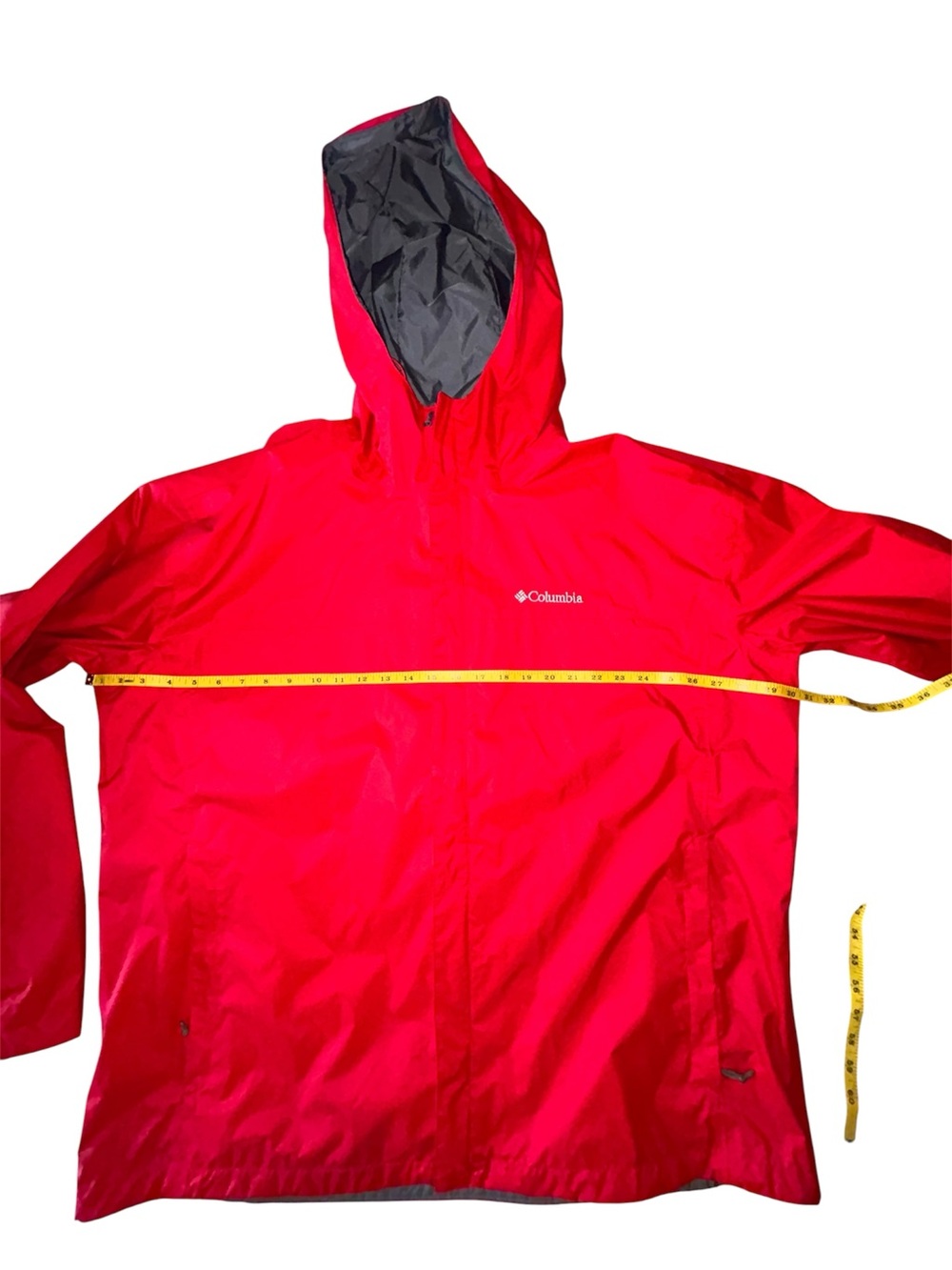 Columbia Red Hooded Rain Shell - Picture 5 of 12